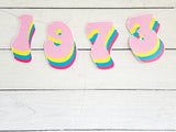 BEST OF 1973 - 50th Birthday Banner 1973 Banner 1973 Party Decorations 50th Party Decorations 50th Party Banner 50 Birthday Party Banner 70s