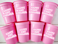 COWGIRL SMILEY FACE Cups Cowgirl Cups Cowgirl Party Favor Cowgirl Bachelorette Party Cowgirl Birthday Rodeo Party Cow Print Hat Cups Disco