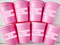 COWGIRL SMILEY FACE Cups Cowgirl Cups Cowgirl Party Favor Cowgirl Bachelorette Party Cowgirl Birthday Rodeo Party Cow Print Hat Cups Disco