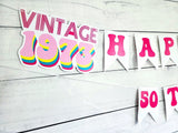 BEST OF 1973 - 50th Birthday Banner 1973 Banner 1973 Party Decorations 50th Party Decorations 50th Party Banner 50 Birthday Party Banner 70s