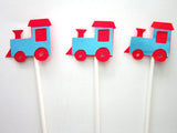 Train  Cupcake Toppers