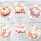 FALL PUMPKIN PARTY Cups - Little Pumpkin Cups Fall Baby Shower Cups Pink Pumpkin Fall Baby shower White Pumpkin Party Cups Party Favors