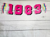 1983 BANNER Best of 1983 40th Birthday Banner 1983 Banner 1983 Party Decorations 40th Party Decorations 40th Party Banner 40 Birthday Party