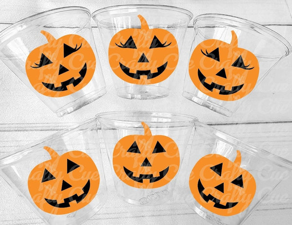 JACK O LANTERN Cups Halloween Party Cups Jack o Lantern Favors Halloween Party Cups Halloween Decorations Pumpkin Party Cups Jack o Lantern