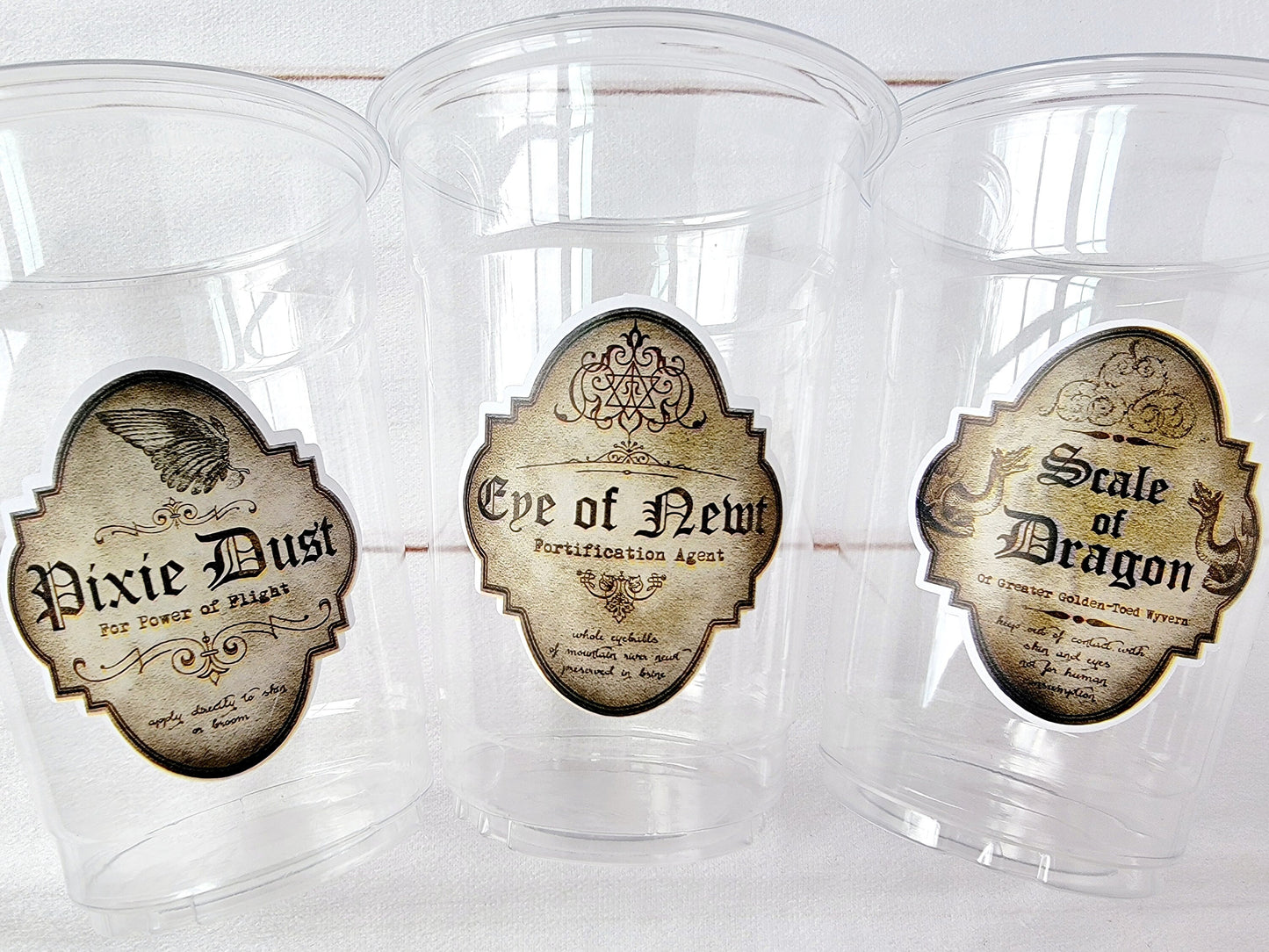 Halloween Party Cups Halloween Decorations Halloween Birthday Halloween Party Apothecary Party Cups Potion Party Cups Potion Decorations