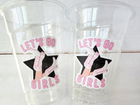 COWGIRL Party Cups - Let's Go Girls Cowgirl Bachelorette Party Cups Cowgirl Cups Cowgirl Party Decorations Cowgirl Birthday Rodeo Party Cup