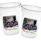 Custom Christmas Cups Custom Plastic Cups Personalized Photo Christmas Cups Custom Holiday Photo Cups Personalized Holiday Christmas Favors