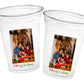 Custom Christmas Cups Custom Plastic Cups Personalized Photo Christmas Cups Custom Holiday Photo Cups Personalized Holiday Christmas Favors