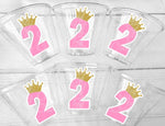 PRINCESS PARTY CUPS - Princess Birthday Cups Princess Party Cups Princess Party Decoration Princess Party Favors Princess Birthday