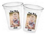 Custom 1st Birthday Party Cups Personalized First Party Cups Birthday Cups Custom Photo Face Cups Birthday Cups Face Birthday Party Favors