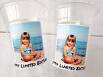 LIMITED EDITION Custom Plastic Cups With Picture Personalized 30th Birthday Cups Vintage 30th Birthday Party Custom Face Cups Decorations 30