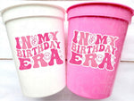 Birthday Party Cups - In my Birthday Era Party Cups Birthday Favor Cups birthday Party Favors Custom Birthday Cups Party Decorations