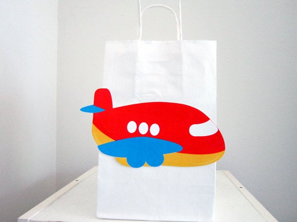 Airplane Party Favor, Goody, Gift Bags
