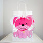 Puppy Party Favor, Goody, Gift Bags - Pink Puppy Dog
