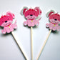 Puppy Party Favor, Goody, Gift Bags - Pink Puppy Dog