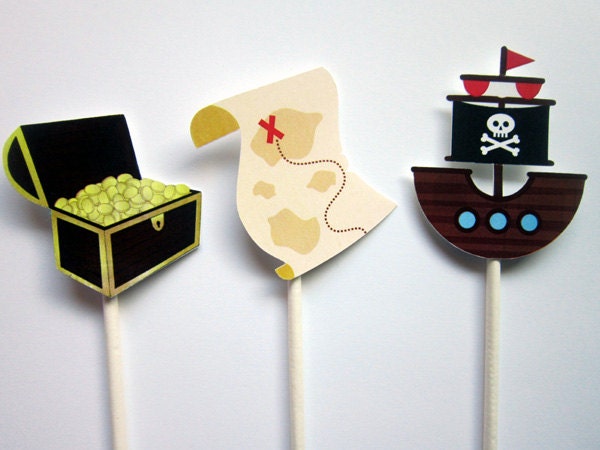 Pirate Ship Goody Bags, Pirate Goody Bags, Pirate Party Favor Bags