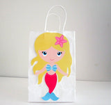 Mermaid Goody Bags, Mermaid Favor Bags, Mermaid Gift Bags, Mermaid Favors