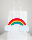 Rainbow Goody Bags, Rainbow Favor Bags, Rainbow Gift Bags, Rainbow Goodie Bags