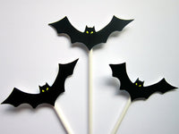 Bat Cupcake Toppers, Halloween Cupcake Toppers