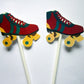Roller Skate Cupcake Toppers - Old School