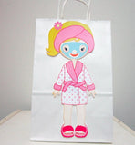 Spa Goody Bags, Spa Favor Bags, Spa Party Bags, Spa Party Bags, Spa Birthday,  Spa Girl With Mask (121916344P)