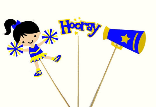 Cheerleader Cupcake Toppers 22418212A