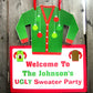 Ugly Sweater Cupcake Toppers, Ugly Sweater Party Cupcake Toppers, Ugly Sweater Party - Ugly Christmas Sweater Party Decorations