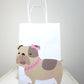 Girl Bulldog Goody Bags, Bulldog Favor Bags, Bulldog Party Favor Bags, Puppy Dog Party Favor, Goody, Gift Bags - Girl Bulldog - 92171229P