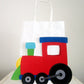 Train Goody Bags, Train Birthday Party Bags, Train Favor Bags, Train party Bags, Choo Choo Train Favors
