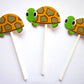 Turtle Cupcake Toppers - Turtle Birthday - Turtle Baby Shower