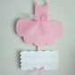 Ballerina Tutu Cupcake Toppers - Light Pink TuTu
