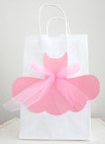 Ballerina Tutu Cupcake Toppers - Light Pink TuTu
