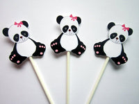Panda Bear Cupcake Toppers
