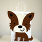 Puppy Dog Party Favor, Goody, Gift Bags - Terrier Puppy (32717117A)