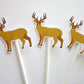 Hunting Birthday Party Cupcake Toppers - Deer Cupcake Toppers