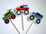 Monster Truck Cupcake Toppers