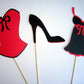 Lingerie Cupcake Toppers, Bridal Shower Cupcake Toppers - Bachelorette Party Cupcake Toppers