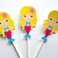 Mermaid  Cupcake Toppers, Mermaid Birthday Party, Mermaid Decorations