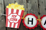 Movie Party Cupcake Toppers - Popcorn cupcake toppers - Movie Party Decorations