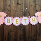 Princess Baby Shower Cupcake Toppers - Princess Cupcake Toppers, Pink Gold Cupcake Toppers, Princess Onesie Cupcake Toppers