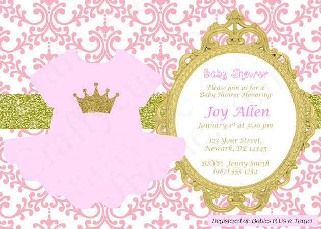 Princess Tutu Baby Shower Cupcake Toppers - Princess Cupcake Toppers, Pink Gold Cupcake Toppers, Item# 81116940P