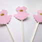 Princess Tutu Baby Shower Cupcake Toppers - Princess Cupcake Toppers, Pink Gold Cupcake Toppers, Item# 81116940P