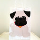 Puppy Dog Party Favor, Goody, Gift Bags - Pug Favor Bags