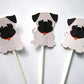 Puppy Dog Party Favor, Goody, Gift Bags - Pug Favor Bags