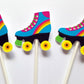 Roller Skate Goody Bags, Roller Skate Favor Bags, Roller Skating Birthday - Roller Skate Birthday - Colorful Roller Skate