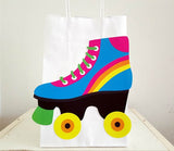 Roller Skate Goody Bags, Roller Skate Favor Bags, Roller Skating Birthday - Roller Skate Birthday - Colorful Roller Skate