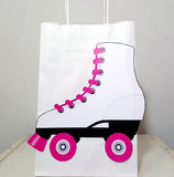 Roller Skate Cupcake Toppers - Pink and Black