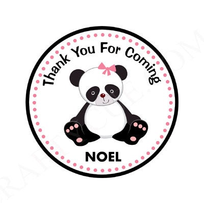 Panda Bear Cupcake Toppers