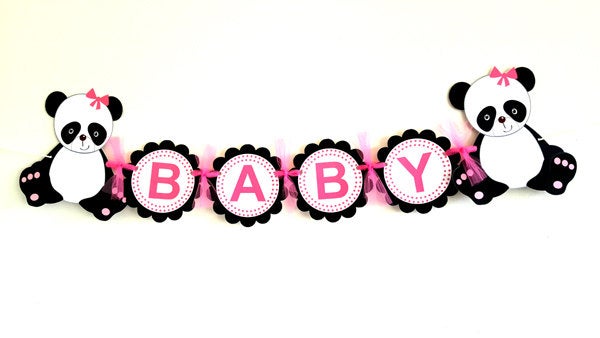 Panda Bear Cupcake Toppers