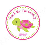 Turtle Cupcake Toppers - Turtle Birthday - Turtle Baby Shower - Girl Turtle Cupcake Topprs - Under The Sea Cupcake Toppers ( 930161021P)